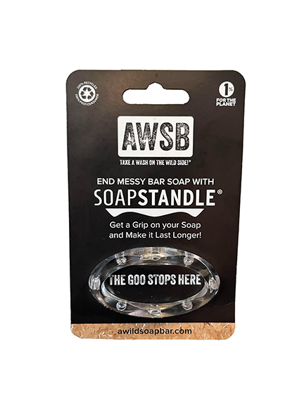 SoapStandle — ceramic soap bar holder and stand