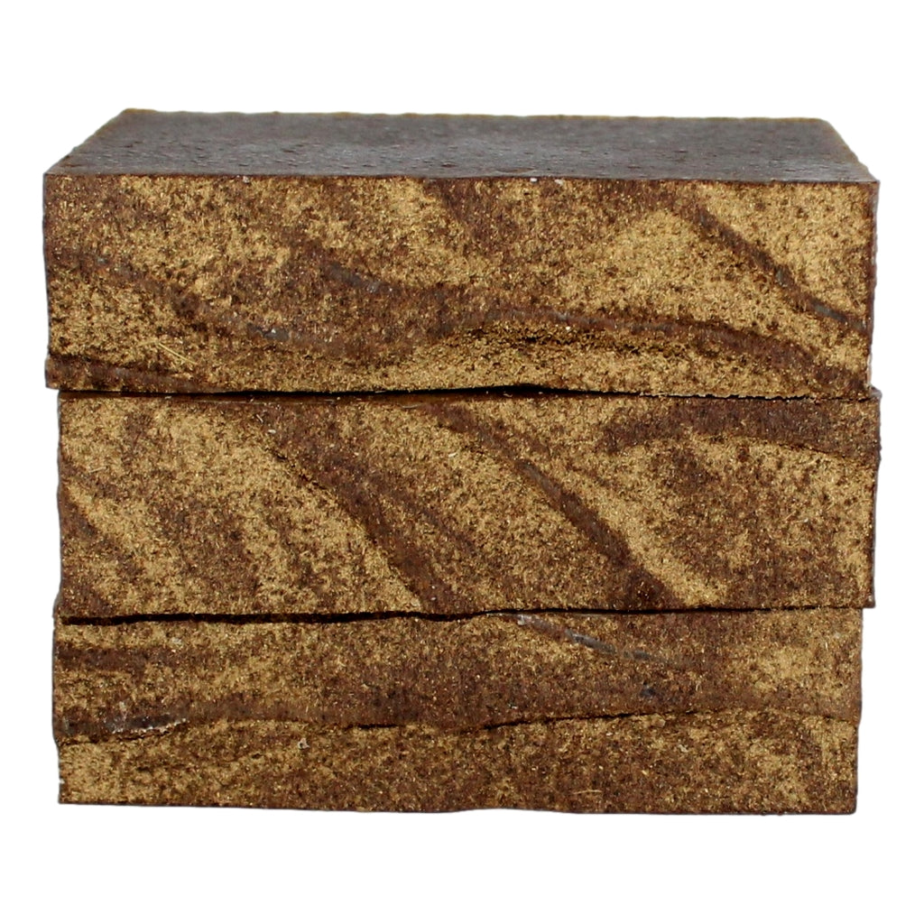 Stack of Chaparral Shampoo & Body Bar bars showing cross-section