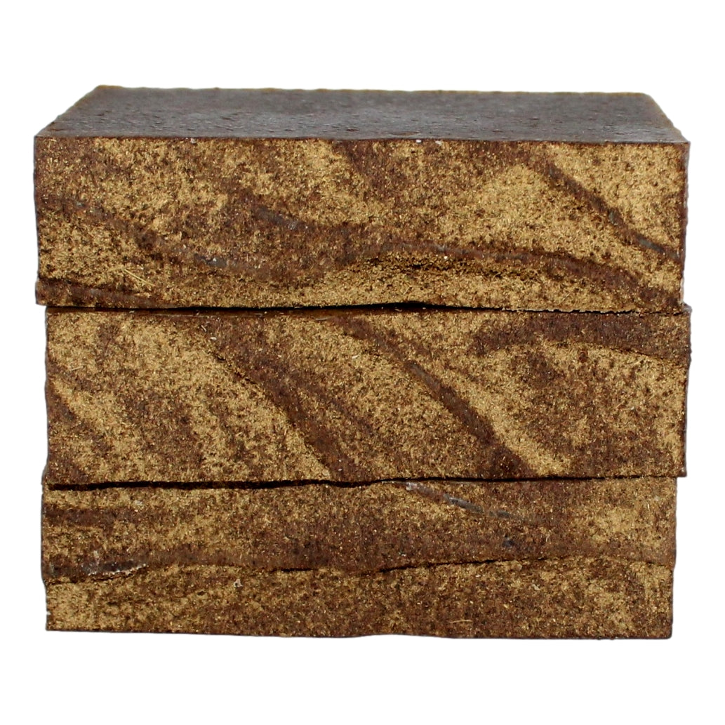 Stack of Chaparral Shampoo & Body Bar bars showing cross-section