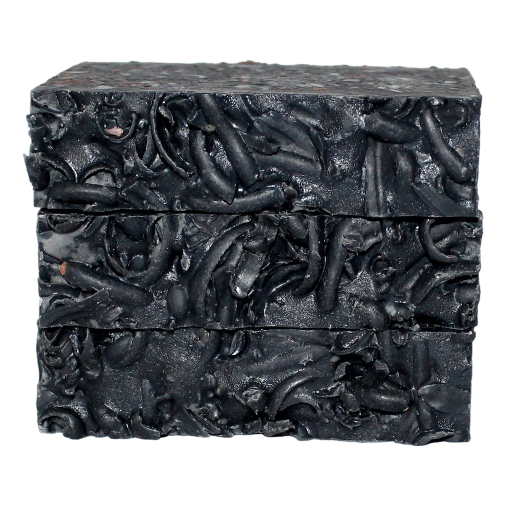 Stack of Wild Nights Soap bars showing cross-section