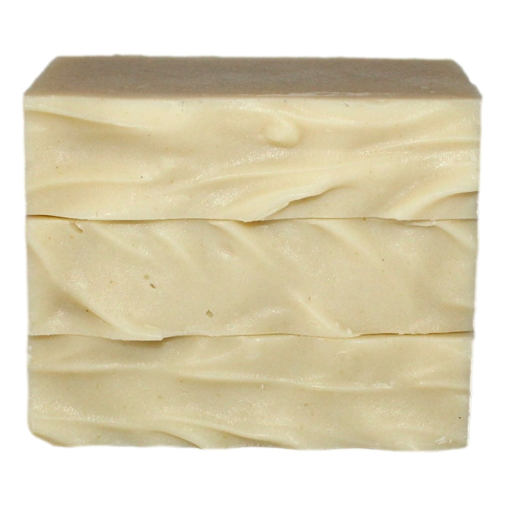 Stack of Witch Hazel Soap bars showing cross-section