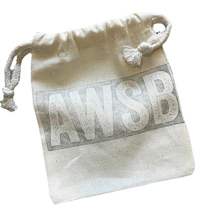 A Wild Soap Bar gift bag — close-up of bag with soaps
