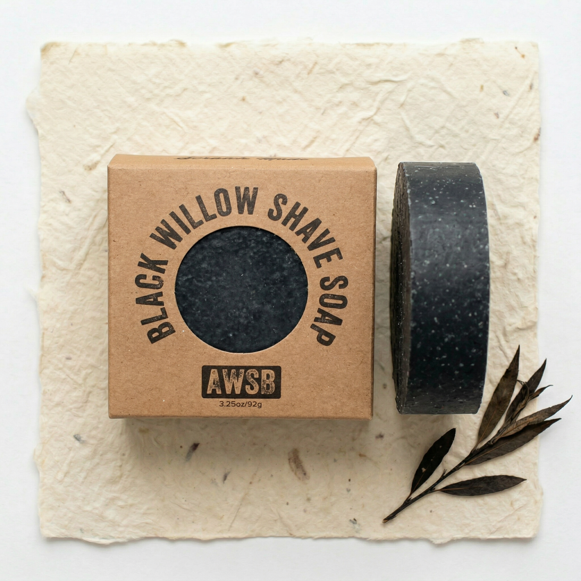 Black Willow Shave Soap | A Wild Soap Bar