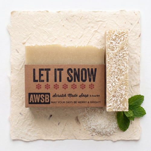 Let It Snow Holiday Soap